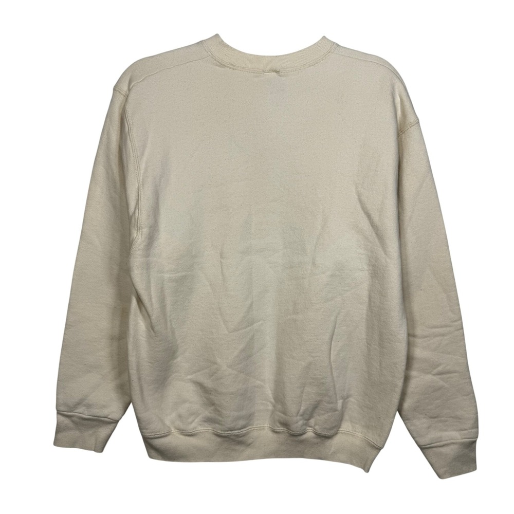 Fruit of the Loom Hairy Potter Bear Sweatshirt Mens Medium Cream - Picture 2 of 6